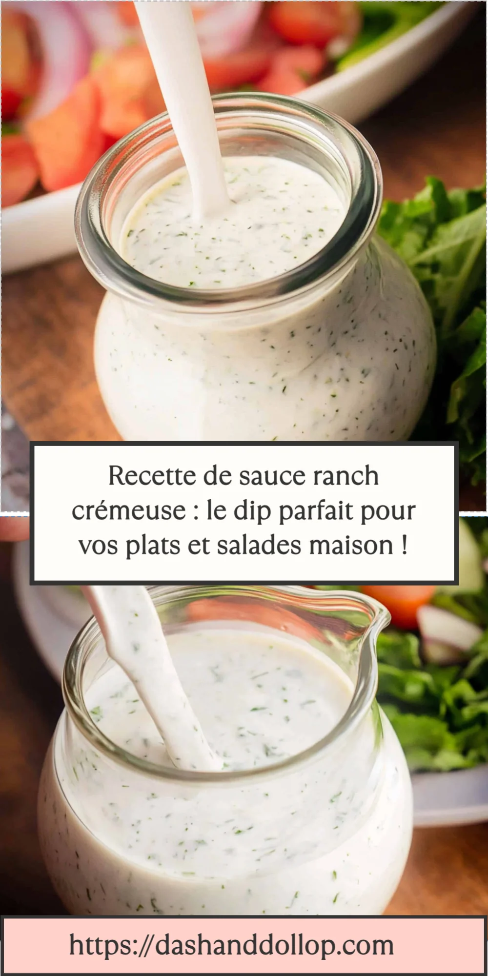 Recette de sauce ranch crémeuse : le dip parfait pour vos plats et salades maison !