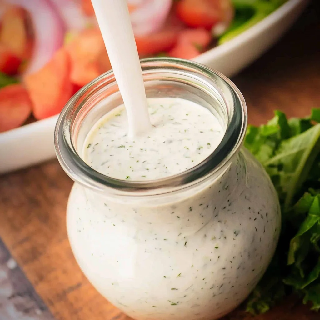 recette de sauce ranch crémeuse
